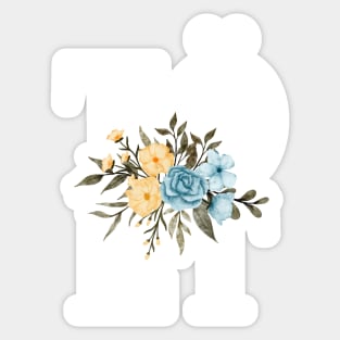 Tölt Flower Design Sticker